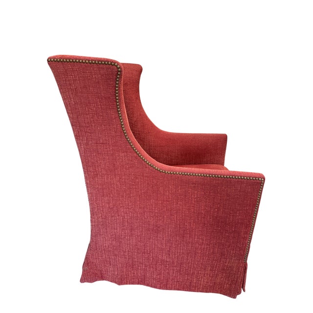 Mid-Century Modern Dessin Fournir Ellington Wing Chair #5004 For Sale - Image 3 of 10