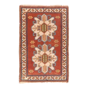 Vintage Turkish Rug 4'5'' x 6'7''