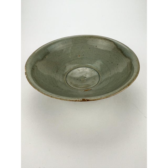 Antique Chinese Sung Bowl Celedon Glaze For Sale In Portland, ME - Image 6 of 12
