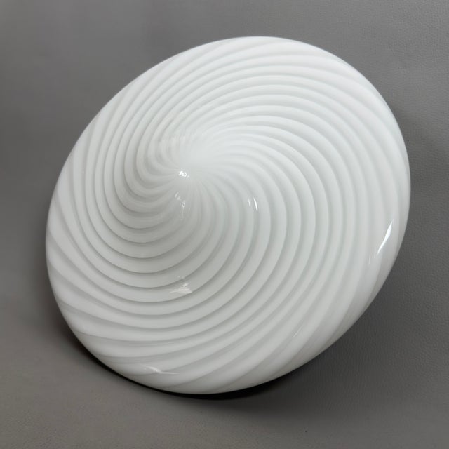 Metal Murano Glass Ceiling Lamp, 1970s For Sale - Image 7 of 16