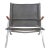FK-82 Armchair in Black Leather by Fabricius and Kastholm for Kill International, 2000s For Sale