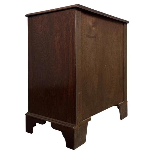 Small 20th Century Bow-Front Chest of Drawers For Sale - Image 10 of 13