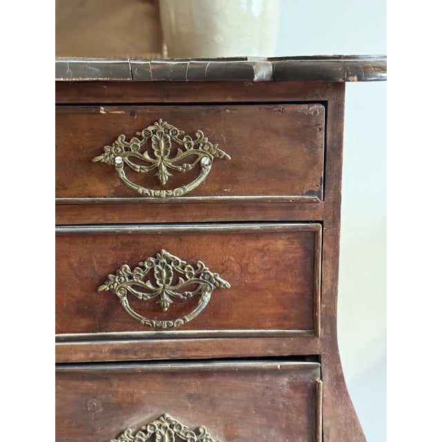 Rustic European 18th Century Dutch Four Drawer Bombay Chest/Commode For Sale - Image 3 of 11