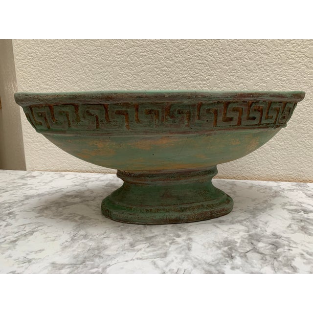 Large Vintage Terracotta Plant Pedestal Vessel For Sale In Sacramento - Image 6 of 9