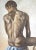 Realism Circa 1950 Seated Male Nude Oil Painting by Roberto Lupetti For Sale - Image 3 of 3