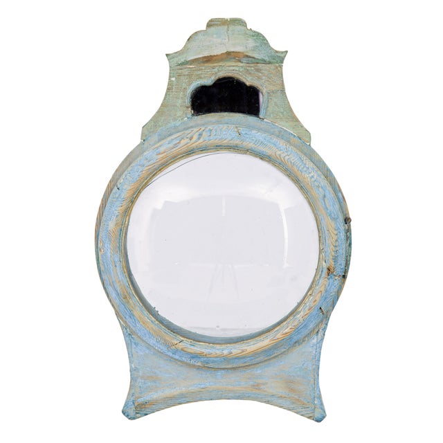 Glass Mid 19th Century Swedish Pine Long Case Mora Clock, 1850s For Sale - Image 7 of 15