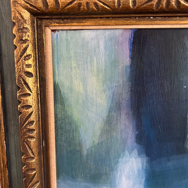 Abstract Expressionism Mid Century Original Painting by D. Melton For Sale - Image 3 of 8