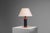 1960s Teak Table Lamp with Black Leather Wrapping, 1960s For Sale - Image 5 of 12