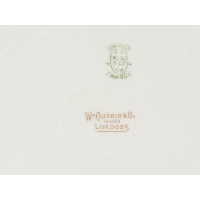 w.m. Guerin Limoges “Rose & Stem” 4-Piece Place Setting, Hand-Gilded French Porcelain Circa 1900–1930 For Sale - Image 17 of 18