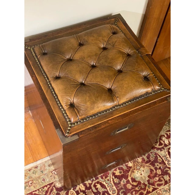 19th Century English Campaign Trunk For Sale - Image 4 of 13
