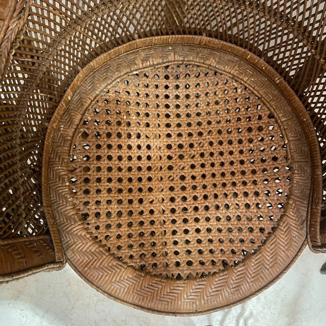 Set of Peacock Chairs, 1970s For Sale - Image 4 of 10