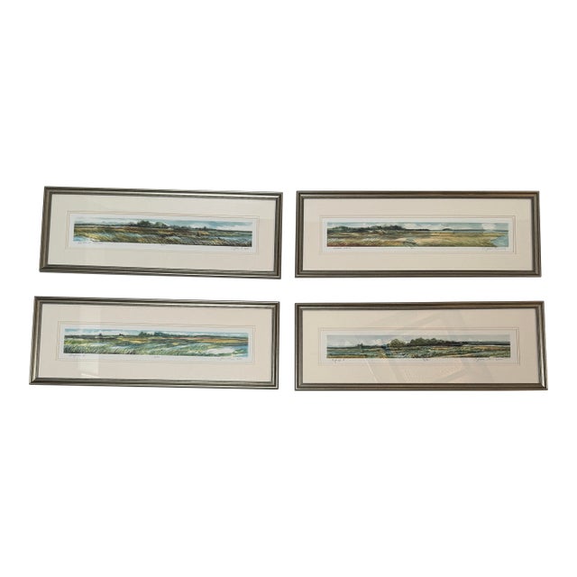 Charles Leonard Original + Limited Giclee Artworks, Set of Four For Sale