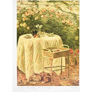 Antonio Saliola, The Sweetness of the Afternoon, 1990s, Lithograph For Sale