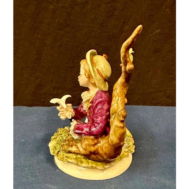 Ceramic Early 20th Century Ginori Porcelain Cabinet Figurine For Sale - Image 7 of 9