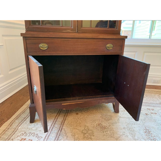 MidCentury Modern Mahogany Hutch Chairish