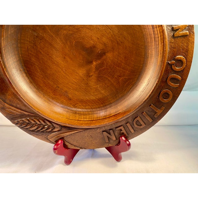 French, Vintage, Bread Board, With French Script For Sale In Salt Lake City - Image 6 of 8