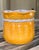 Yellow Made in Italy Trompe L’Oleil Yellow Cache Pot For Sale - Image 8 of 12