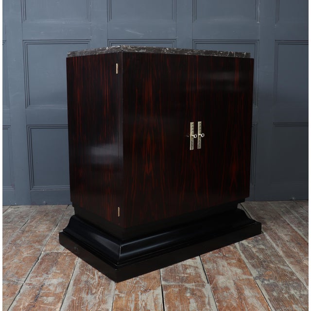 French Art Deco Macassar Ebony Cabinet, 1925 For Sale - Image 11 of 18