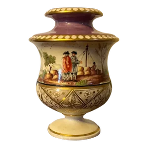 Antique Early 19th Century Davenport Longport Porcelain Urn or Vase