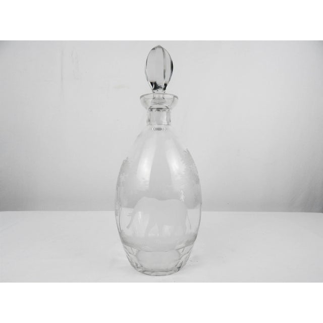 African 1960s Queen Lace Elephant Decanter For Sale - Image 3 of 9
