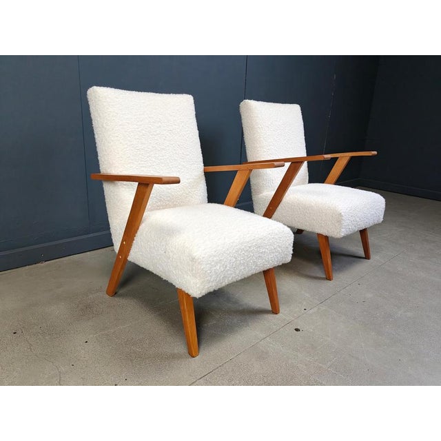 Mid-Century Dutch Armchairs, 1960s, Set of 2 For Sale - Image 12 of 17