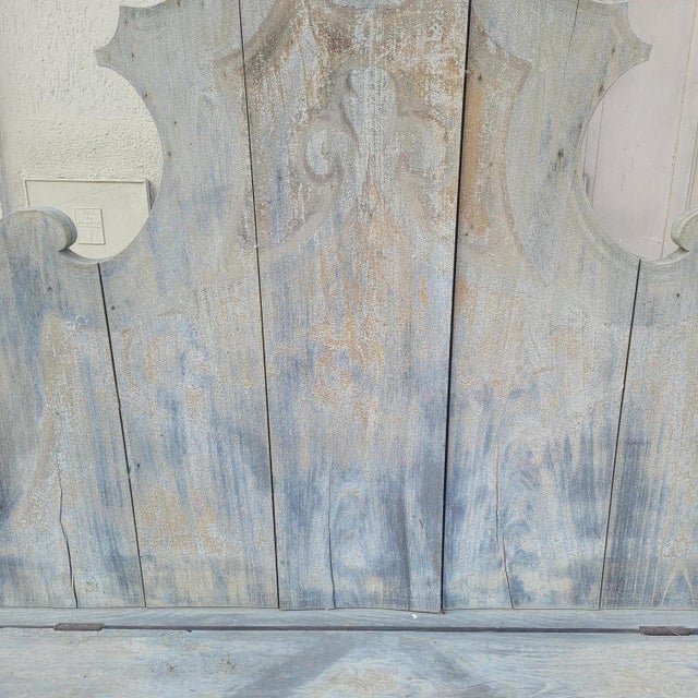 19th Century Wooden Castle Entrance Benches, Italy, Set of 4 For Sale - Image 8 of 18