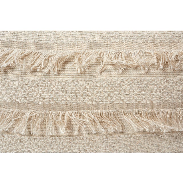 Contemporary Schumacher Double-Sided Pillow in Acadia Silky Woven Print For Sale - Image 3 of 7