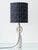 Vintage Spanish Ceramic Table Lamp with Hand-Painted Cubist Figure & New Lampshade For Sale - Image 6 of 11