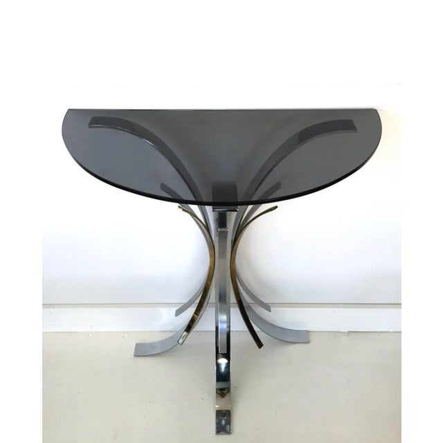 Modern Rare Gerbe Console Table by Maria Pergay For Sale - Image 3 of 6