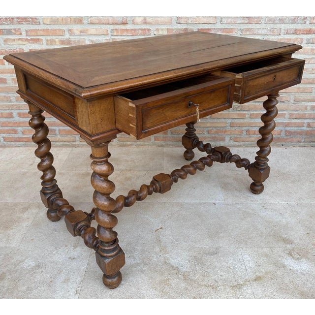 Late 19th Century Early 19th Century French Walnut Worktable For Sale - Image 5 of 18