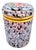 French Opaline Glass Jewelry Box with Marble Effect, 1890s For Sale