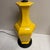 Asian 1970s Asian Modern Yellow Crackle Table Lamp For Sale - Image 3 of 5