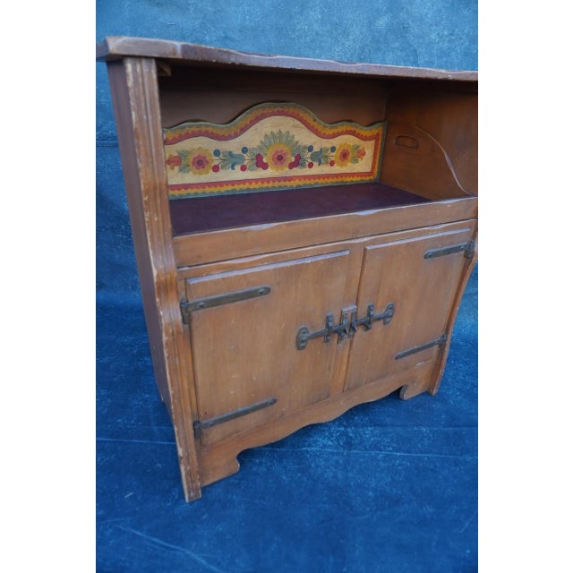 Spanish 1930s Original Branded Monterey Server For Sale - Image 3 of 8