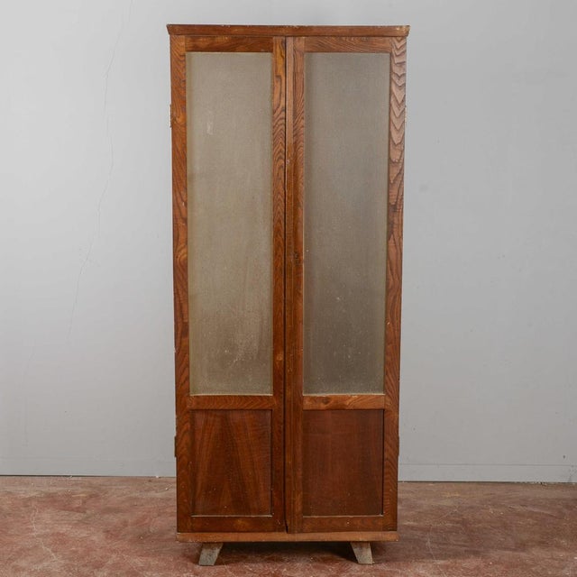 Vintage Cabinet in Glass For Sale - Image 9 of 9