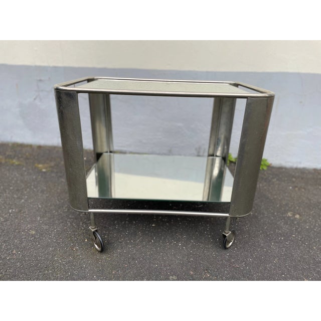 French Art Deco Bar Cart, 1930s For Sale - Image 9 of 11