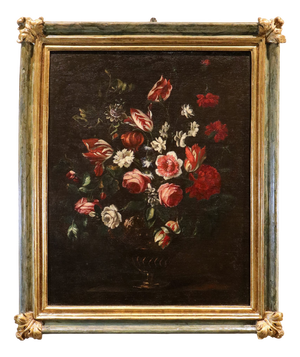 Giovanni Stanchi, Still Life with Vase of Flowers, 1680, Oil on Canvas