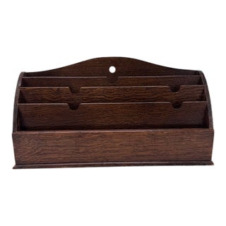 Early 20th Century English Letter Holder For Sale