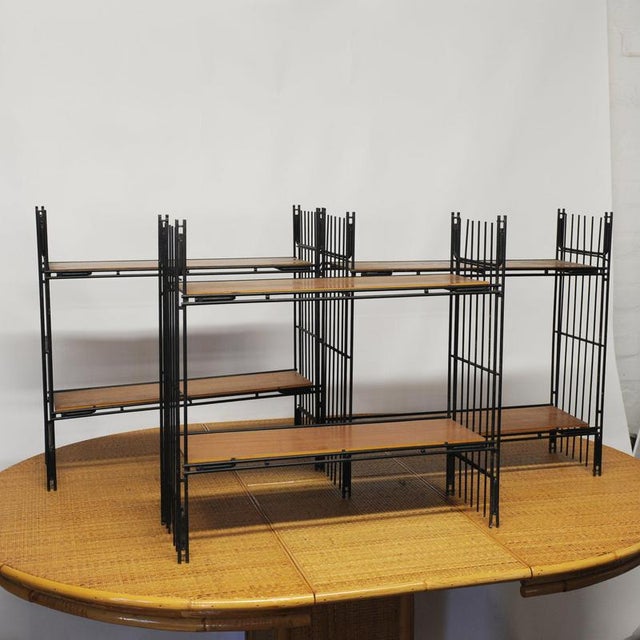 Mid-Century Modern Spanish Three-Part Modular Multi Strux Shelf, 1960s For Sale - Image 9 of 13