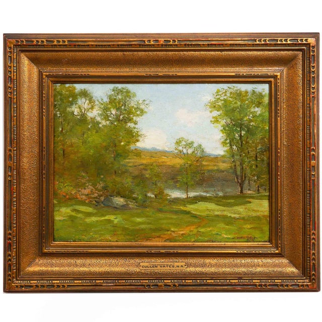 CULLEN YATES American, 1866-1945 "Midsummer" Oil on canvas | Signed lower right "Cullen Yates" | exhibition label retained...
