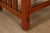 Brown Stickley Mission Collection Oak & Leather Ottoman Footstool For Sale - Image 8 of 18