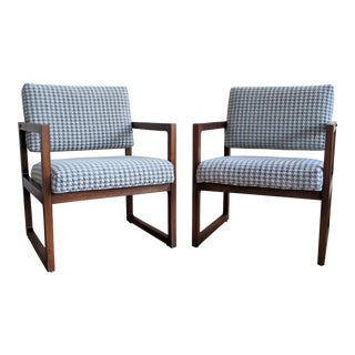 Restored Patrician Lounge Chairs - a Pair For Sale