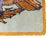 Orange Vintage American Latch Hook Wall Décor / Tapestry Featuring an Eagle With Shield For Sale - Image 8 of 11