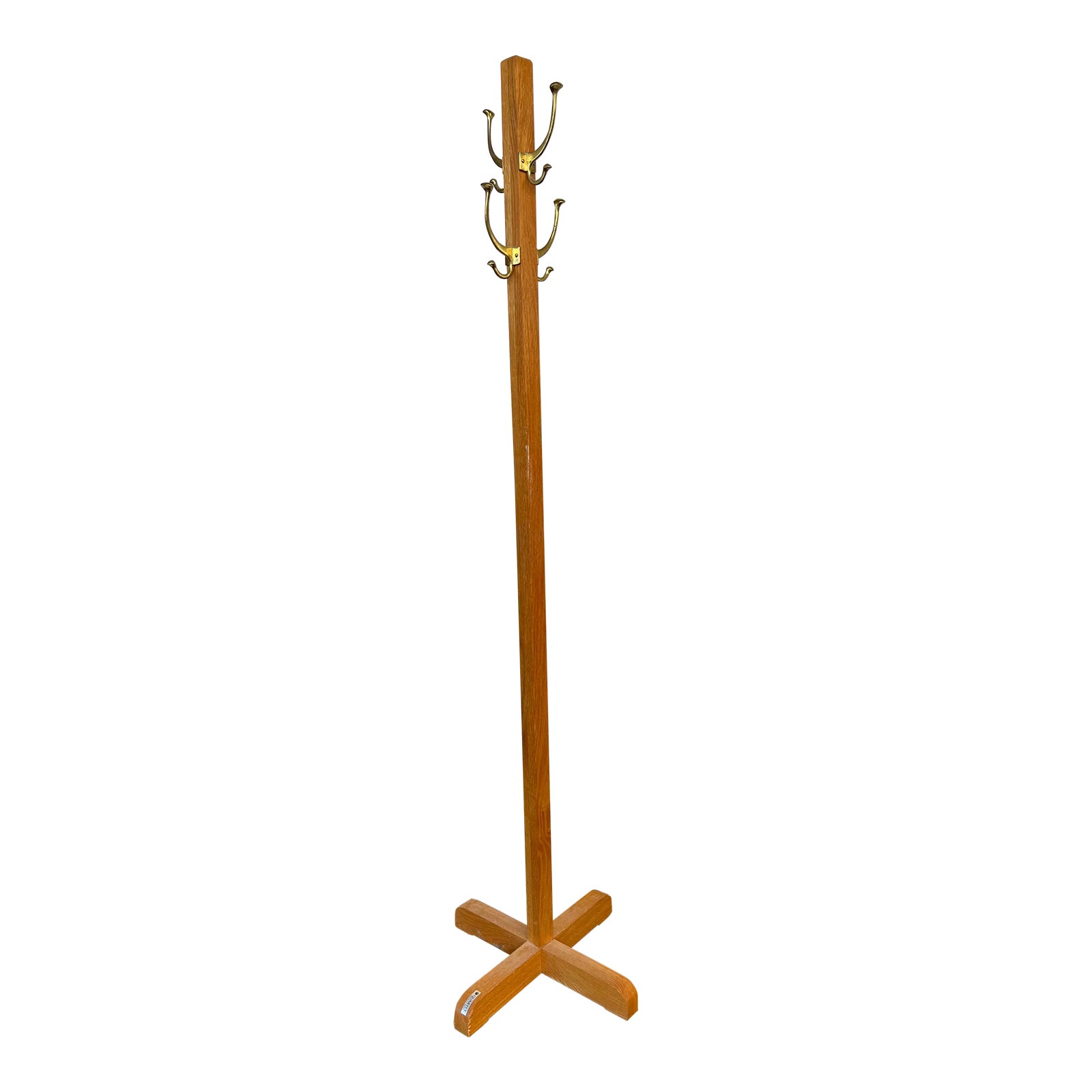 Vintage Mission Style Wood Coat Rack Stand Chairish