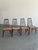 1960s Image 1 of 15 Image 2 of 15 Image 15 of 15 Vintage “Eva” Dining Chairs Designed by Niels Koefoed for Koefoed Hornslet - Set of Four For Sale - Image 5 of 12