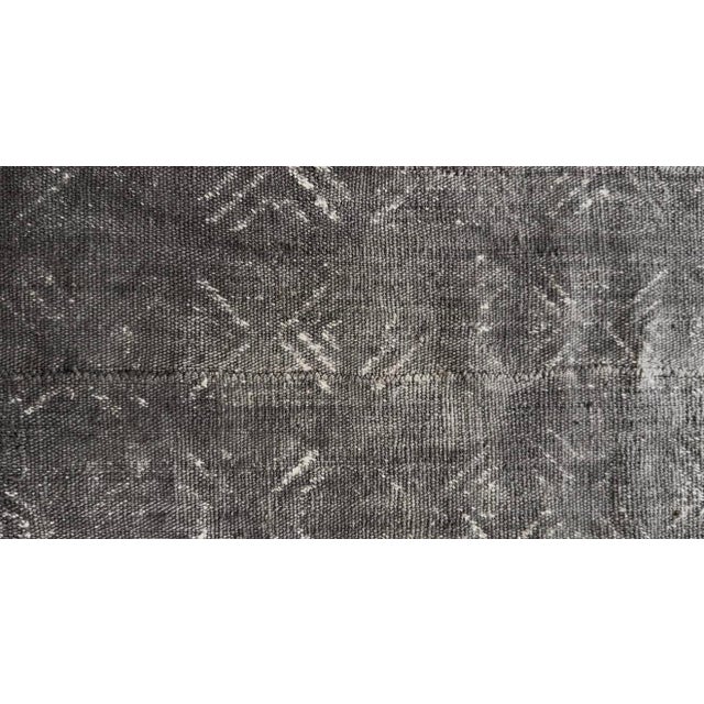 Vintage African Bogolan Mudcloth Handwoven Cotton Panel 64" X 43" For Sale - Image 4 of 10