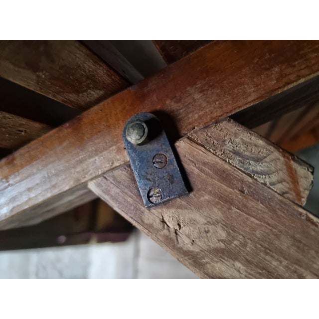 Mid-Century Modern Mid-20th Century Folding Pine Table, 1950s For Sale - Image 3 of 18