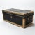 Chinese Black Leather Camphor Wood Trunk For Sale - Image 10 of 10
