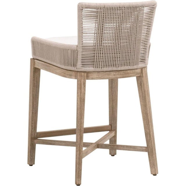 Essentials For Living Overlay Fabric Counter Stool For Sale - Image 4 of 7