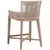 Essentials For Living Overlay Fabric Counter Stool For Sale - Image 4 of 7