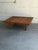 Brown Large Danish Mid Century Modern Oak Square Coffee Table Scandinavian Low Table For Sale - Image 8 of 9
